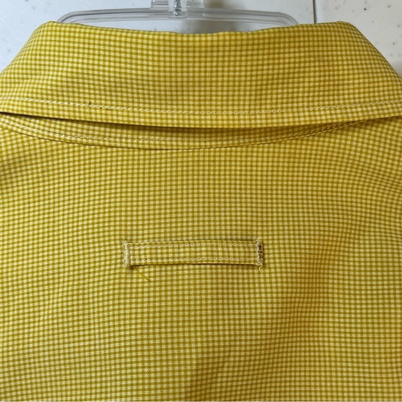 Ted Baker of London Men’s Gold Checked Dress Shirt Size 5 = US Size XL - Picture 4 of 9